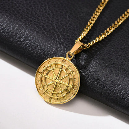 Men's Compass Necklaces